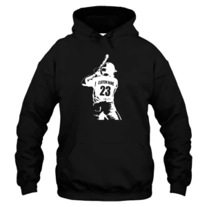 Baseball Is My Favorite Hoodie - Black