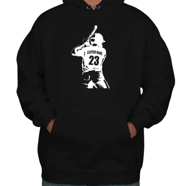 Baseball Is My Favorite Hoodie - Black