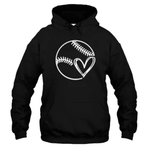 Love Baseball Hoodie - Black
