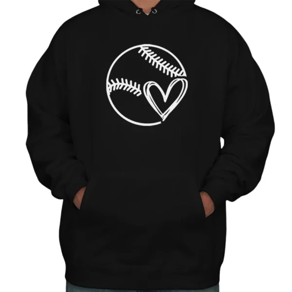 Love Baseball Hoodie - Black