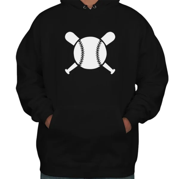 My Life Baseball Hoodie - Black