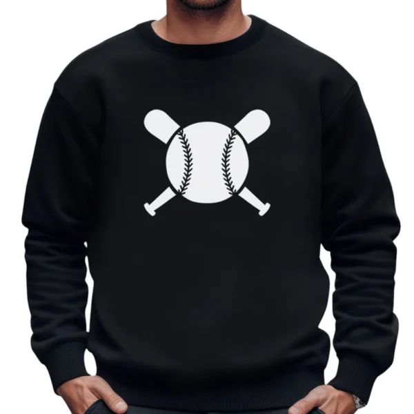 My Life Baseball Sweatshirts - Black