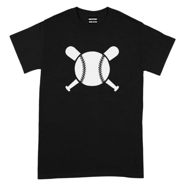 My Life Baseball TShirt - Black