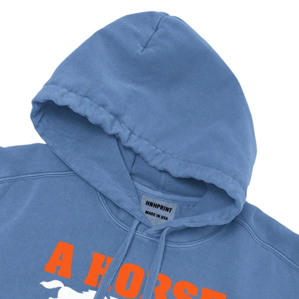 A Horse Is As Mighty As Its Rider Unisex Comfort Colors Hooded Sweatshirt