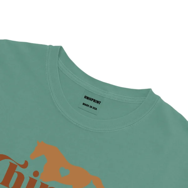 Chin Up Heels Down Unisex Comfort Colors T-shirts