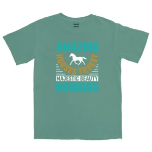 Amazing Horses Truest Majestic Beauty Running Unisex Comfort Colors T-shirts