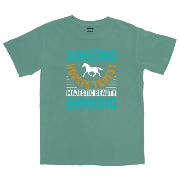 Amazing Horses Truest Majestic Beauty Running Unisex Comfort Colors T-shirts