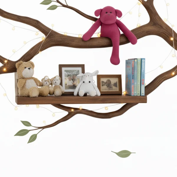 Bookcase Wall Decoration Tree Branches Made From Natural Trees Removable Classic Style