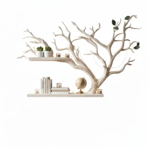 Handcrafted Tree Bookshelf - Where Art Meets Function