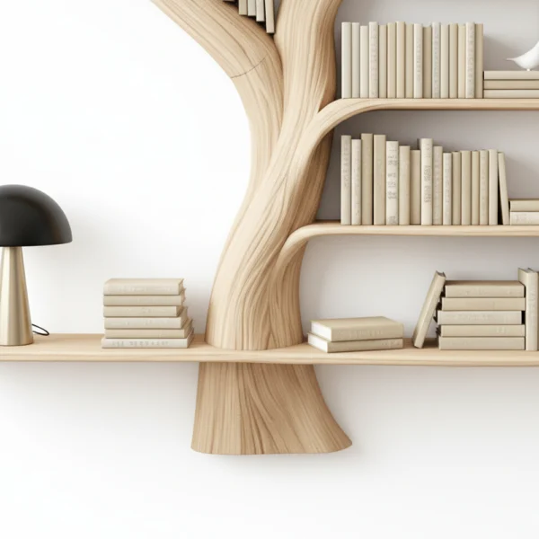 Handcrafted Tree Bookshelf