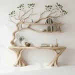 Handcrafted Tree Branch Console Table - Nature-Inspired Entryway Elegance