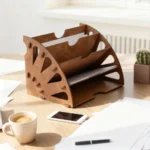 Handcrafted Multi-Tier Plywood Desk Organizer